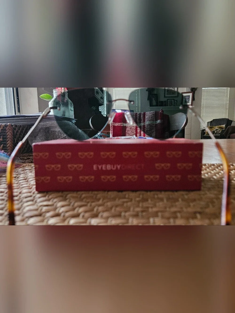 EyeBuyDirect Rimless Aviator Men/Women Sunglasses